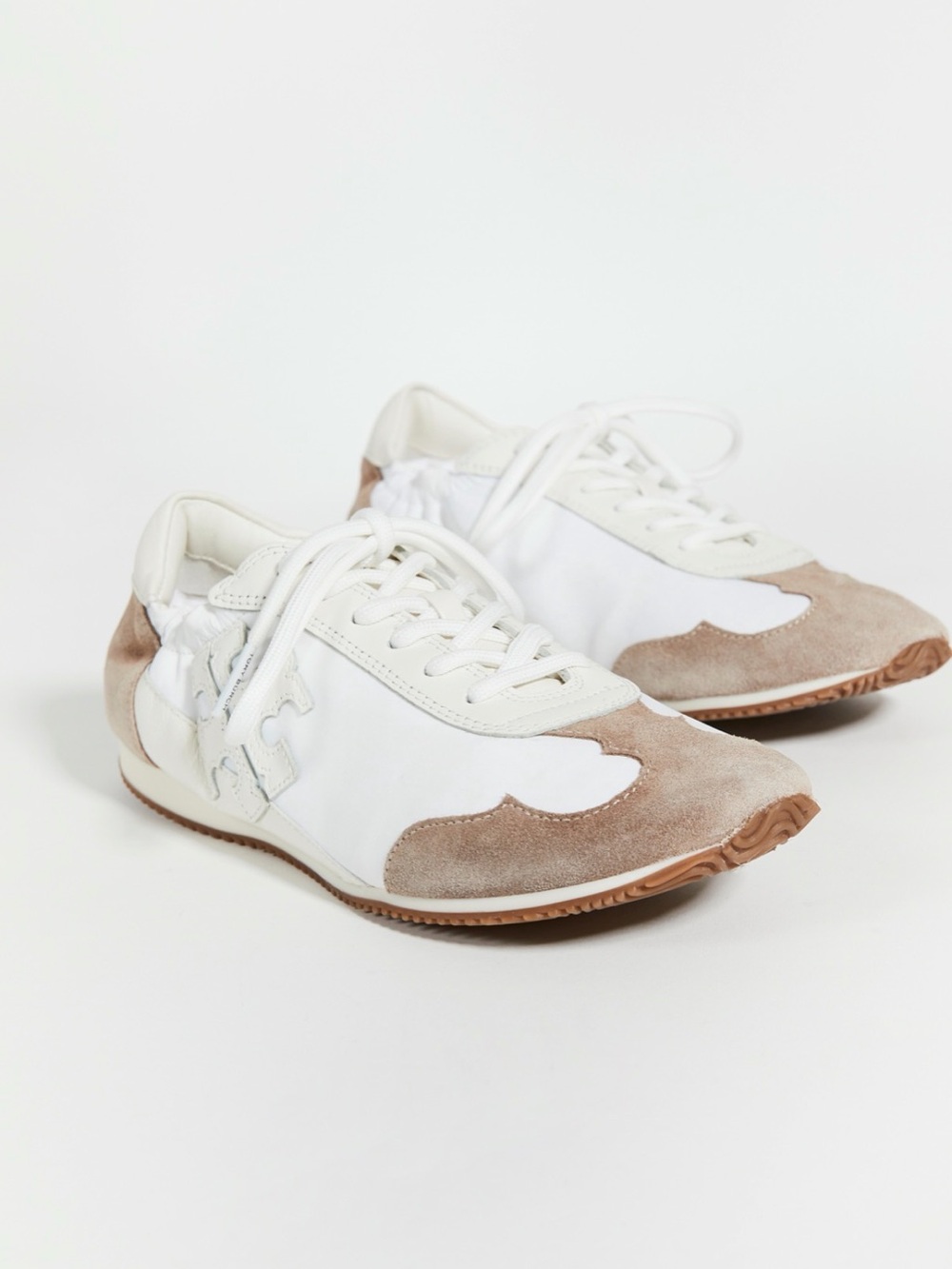 Tory Burch Women's Tory Sneakers, White/New Ivory/Cerbiatto, size 6 M US